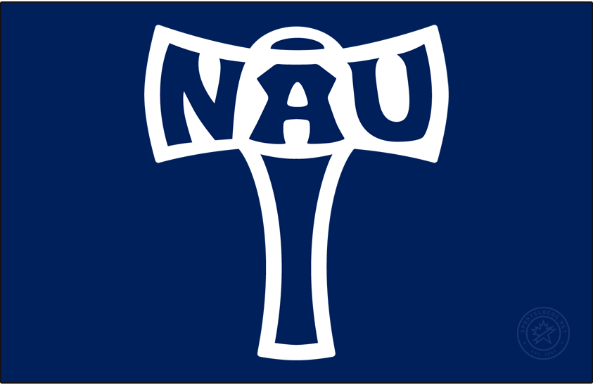 Northern Arizona Lumberjacks 1968-1987 Alt on Dark Logo diy iron on heat transfer